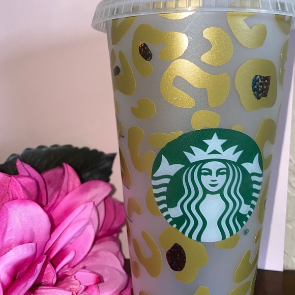 Starbucks Leopar print custom cup personalization is available - Picture 3 of 12